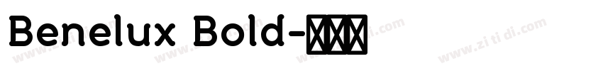 Benelux Bold字体转换